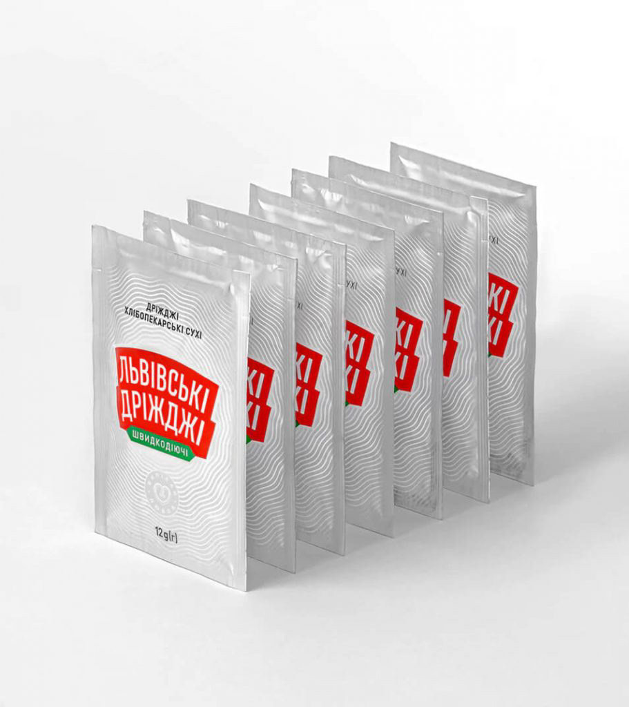 Lvivski Drizhdzhi酵母产品视觉包装设计(图4)