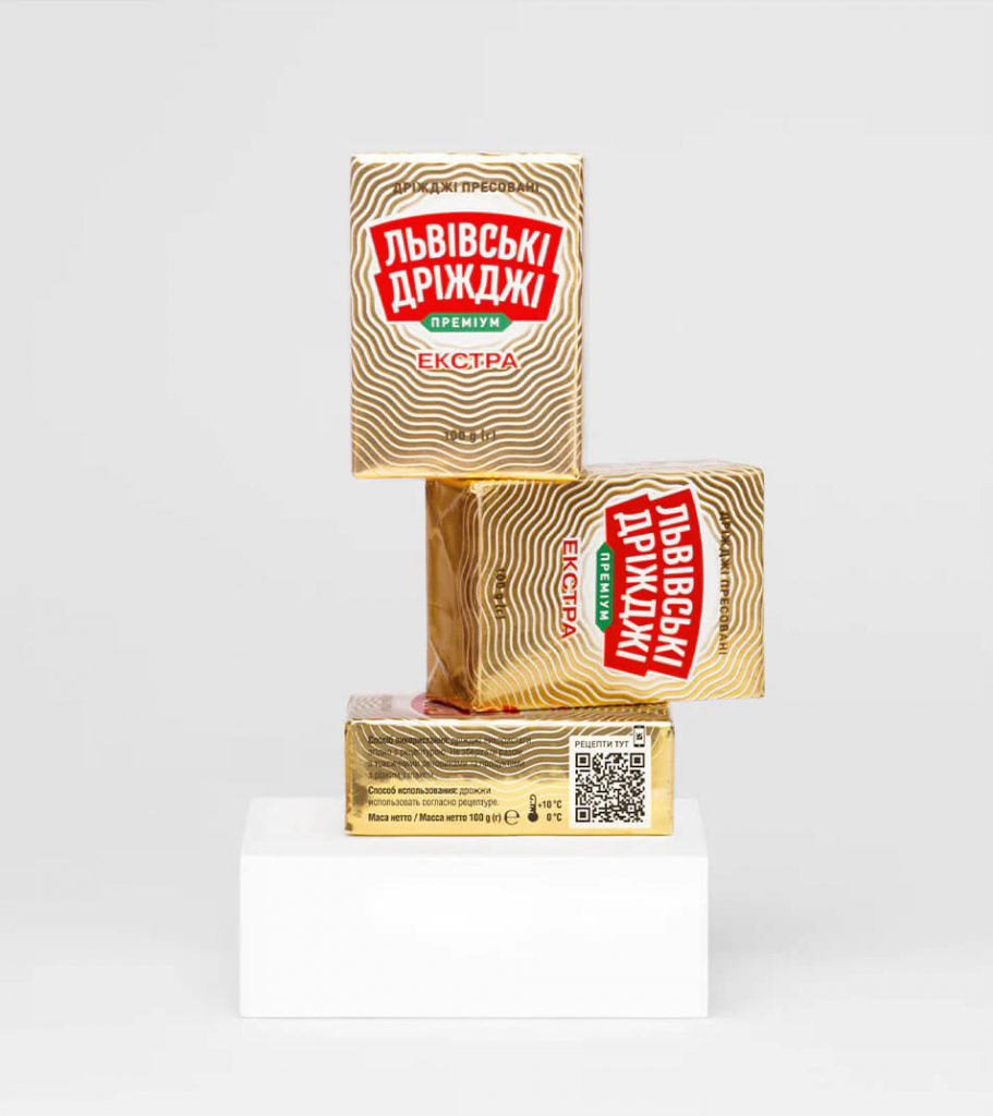 Lvivski Drizhdzhi酵母产品视觉包装设计(图5)