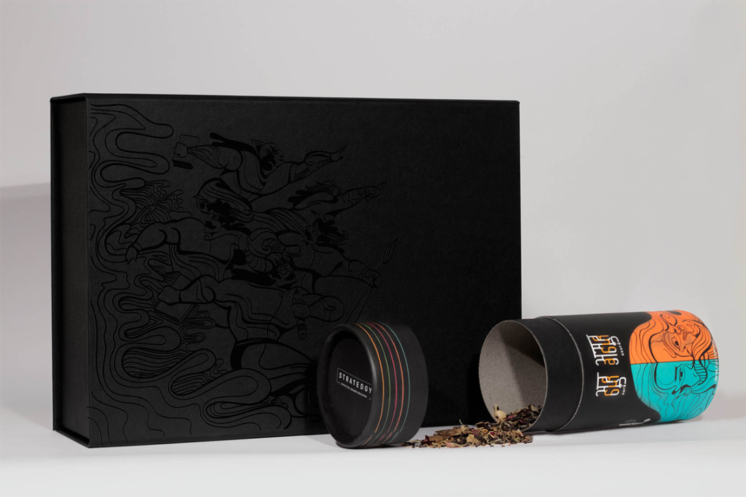 T – 优质茶的有机混合物创意包装设计(图7)