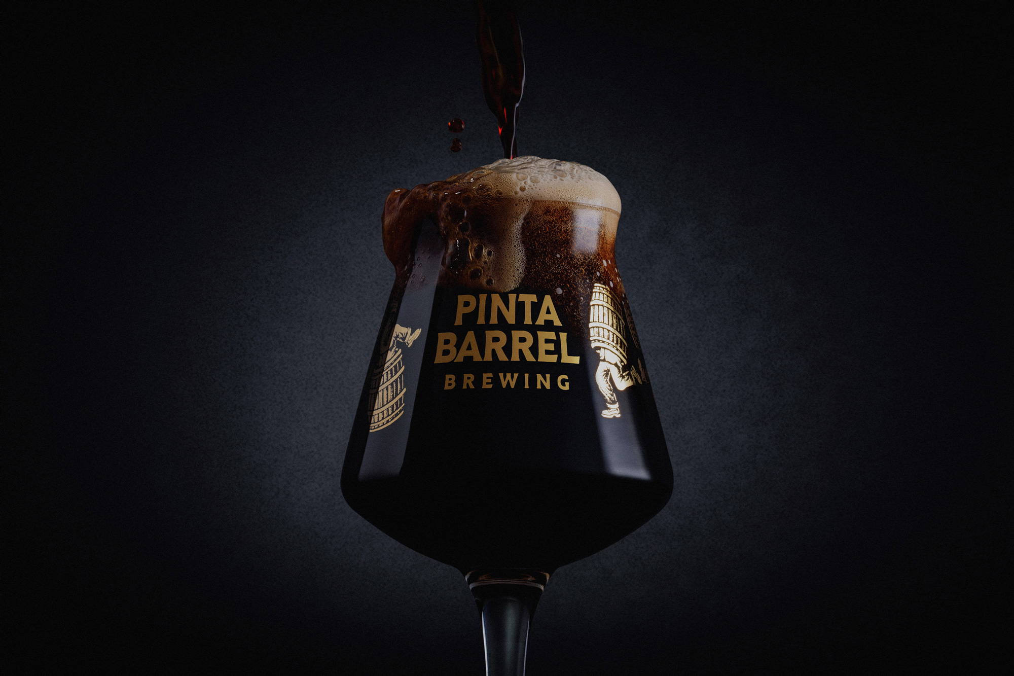 PINTA Barrel Brewing啤酒视觉识别包装设计(图3)