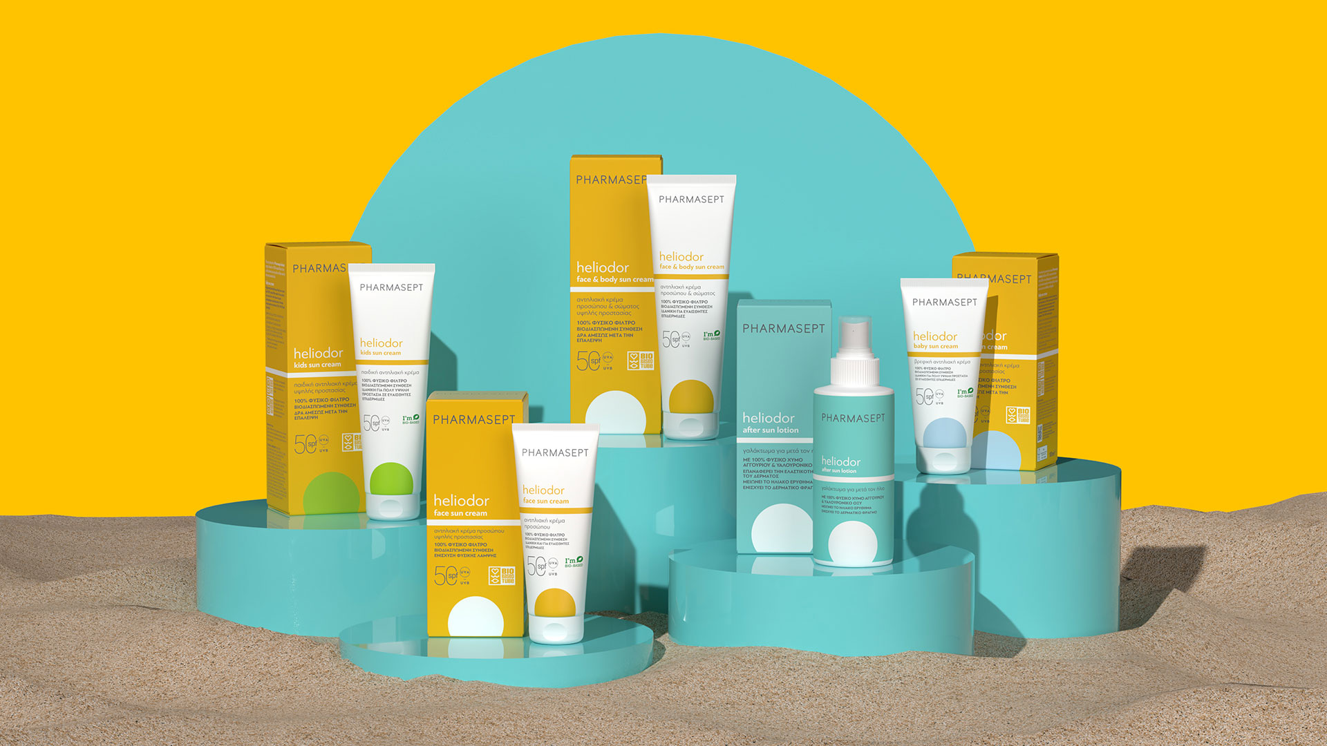 希腊品牌系列防晒产品包装设计参考(图4)