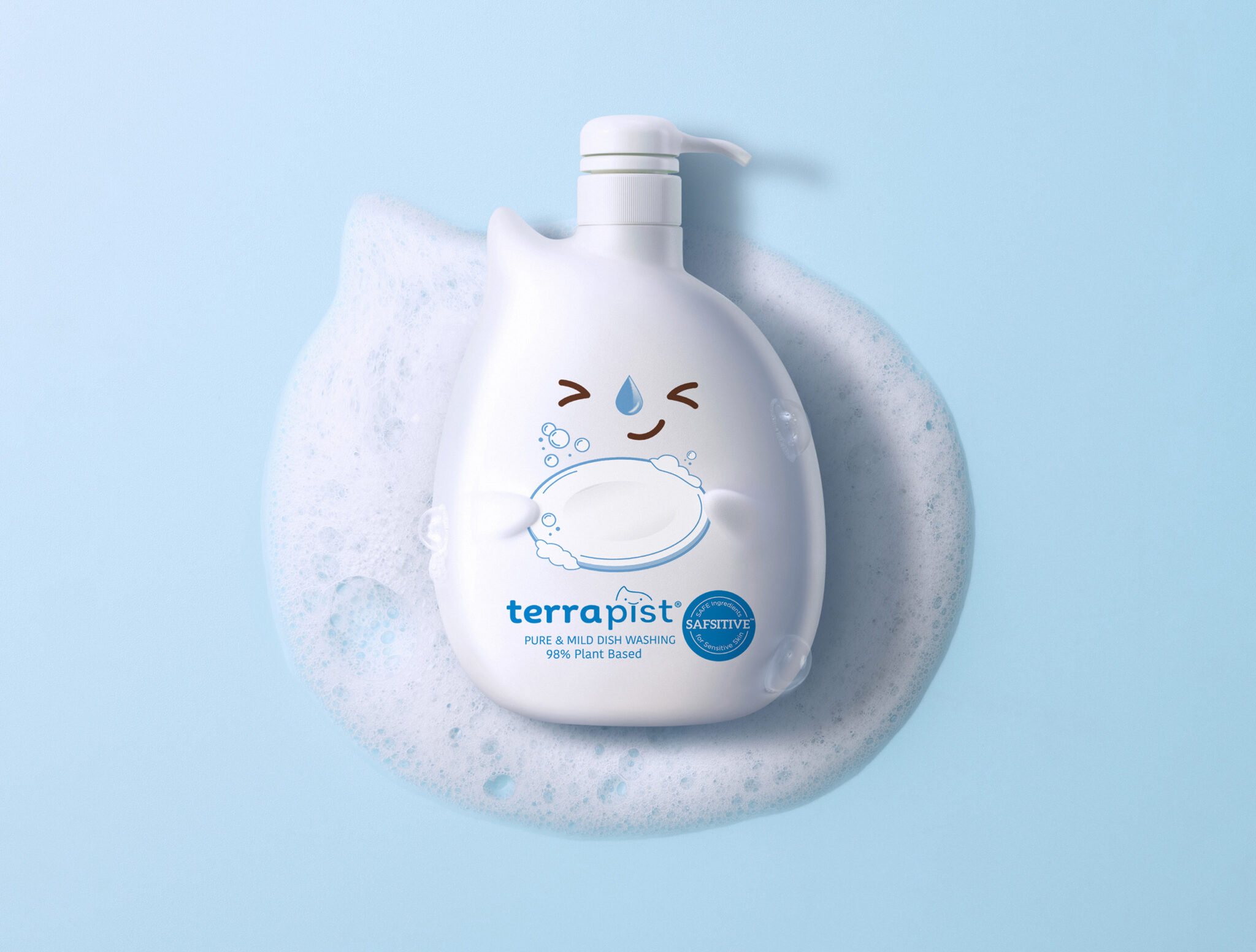 传达快乐的感觉的清洁用品包装设计(图2)