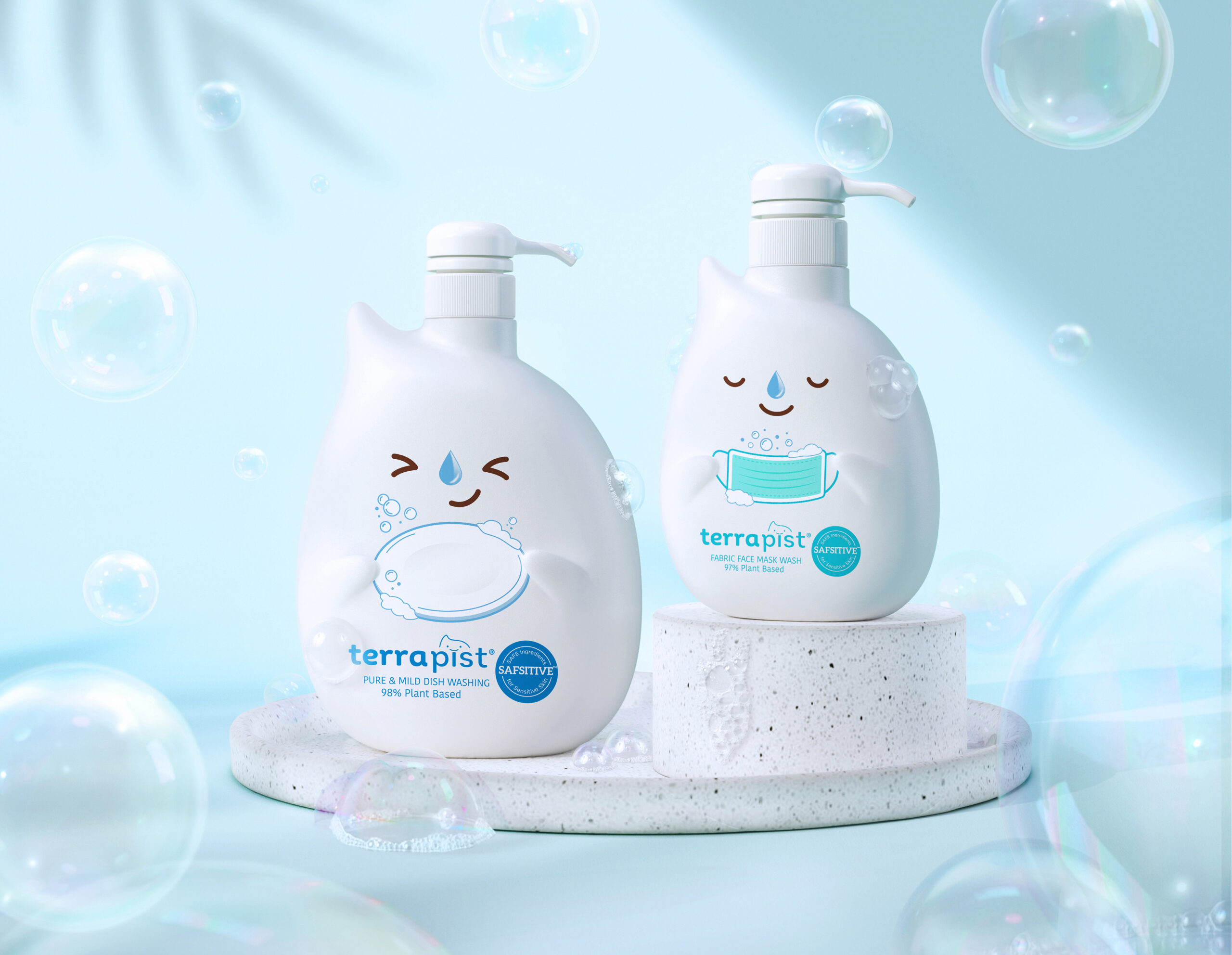 传达快乐的感觉的清洁用品包装设计(图1)