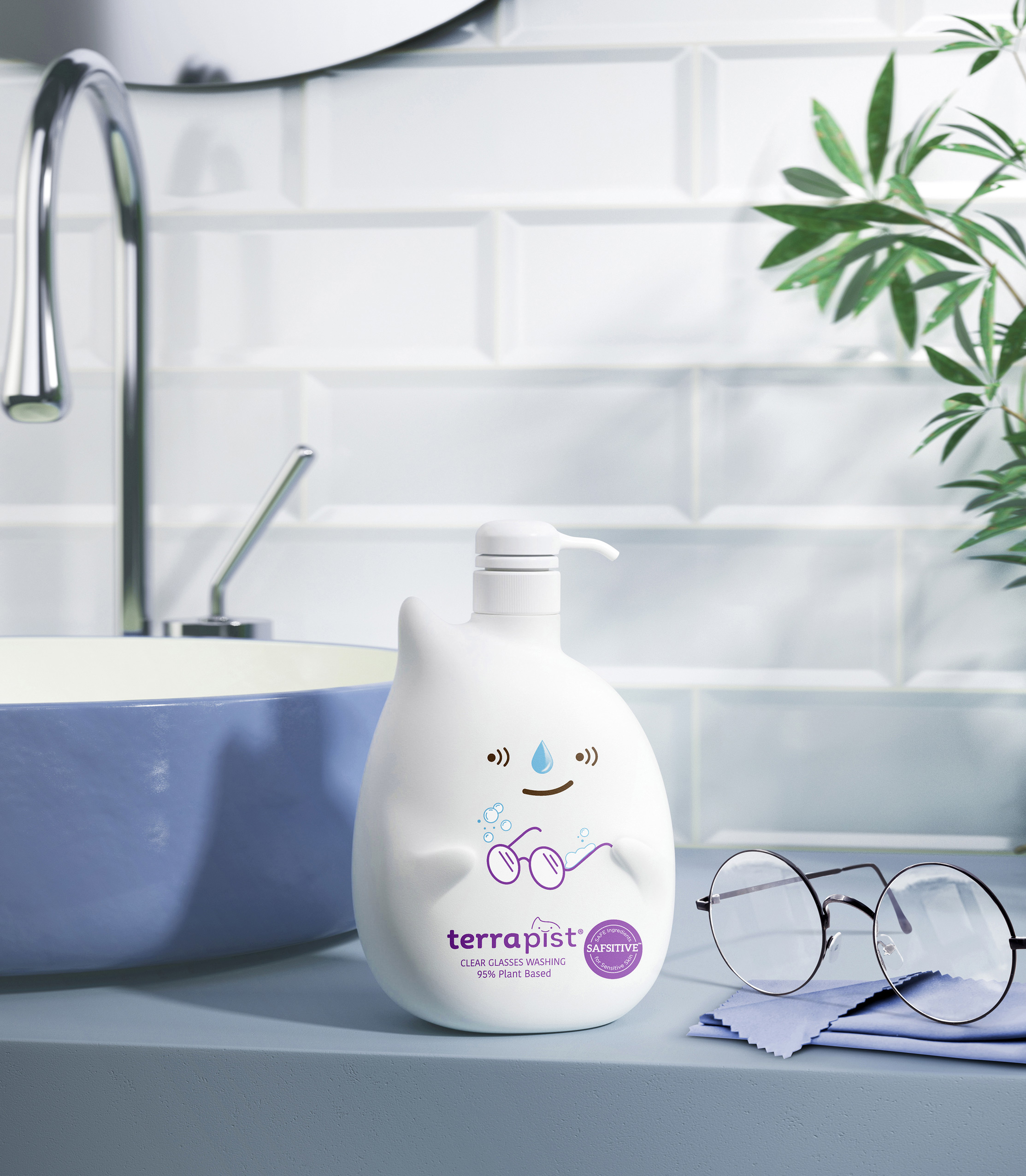 传达快乐的感觉的清洁用品包装设计(图3)