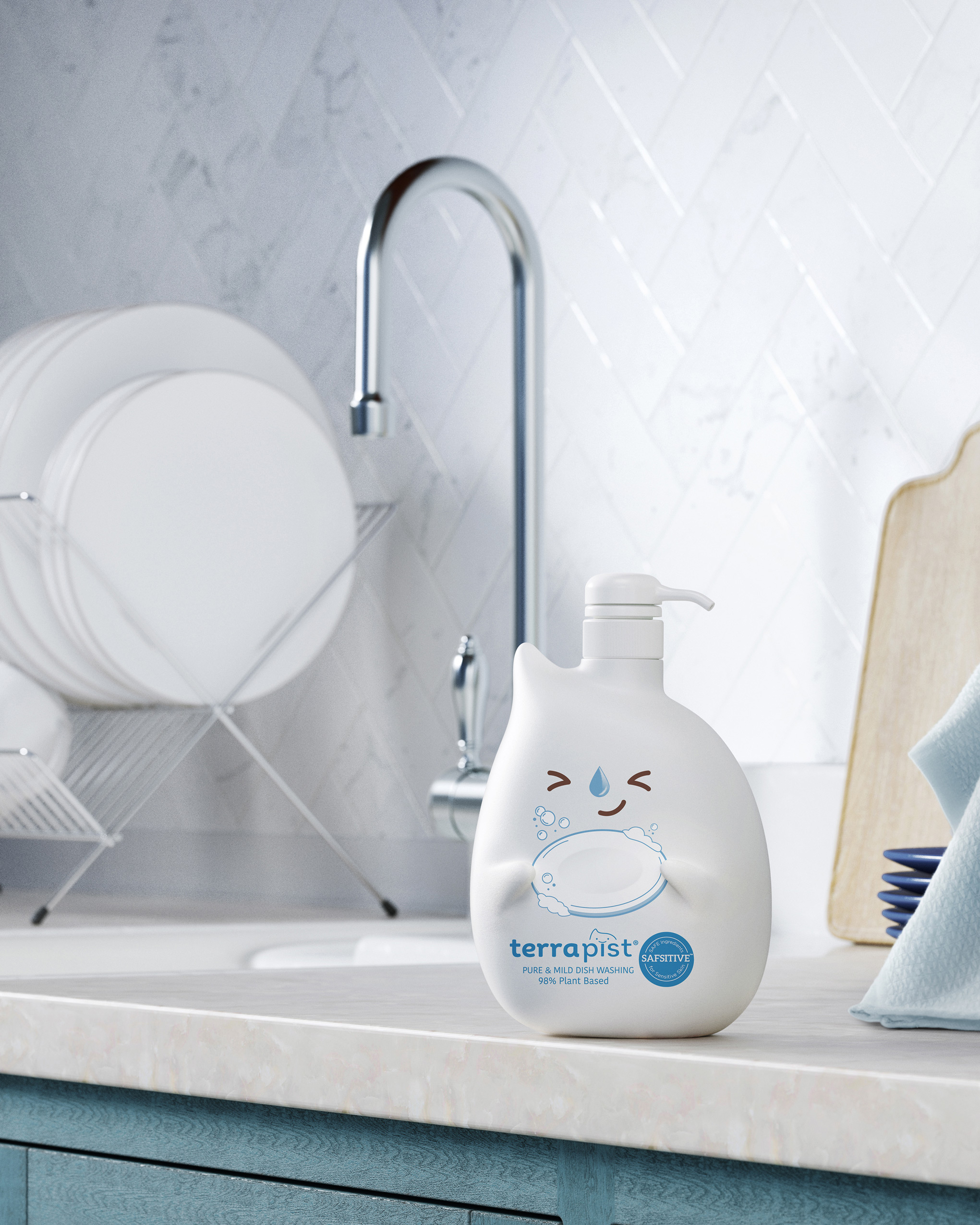 传达快乐的感觉的清洁用品包装设计(图5)