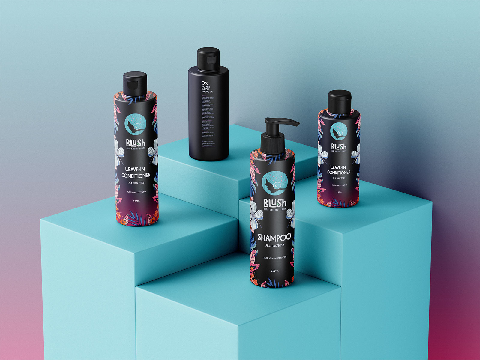 ​Blush纯天然美容护肤品牌包装设计这样做(图4)