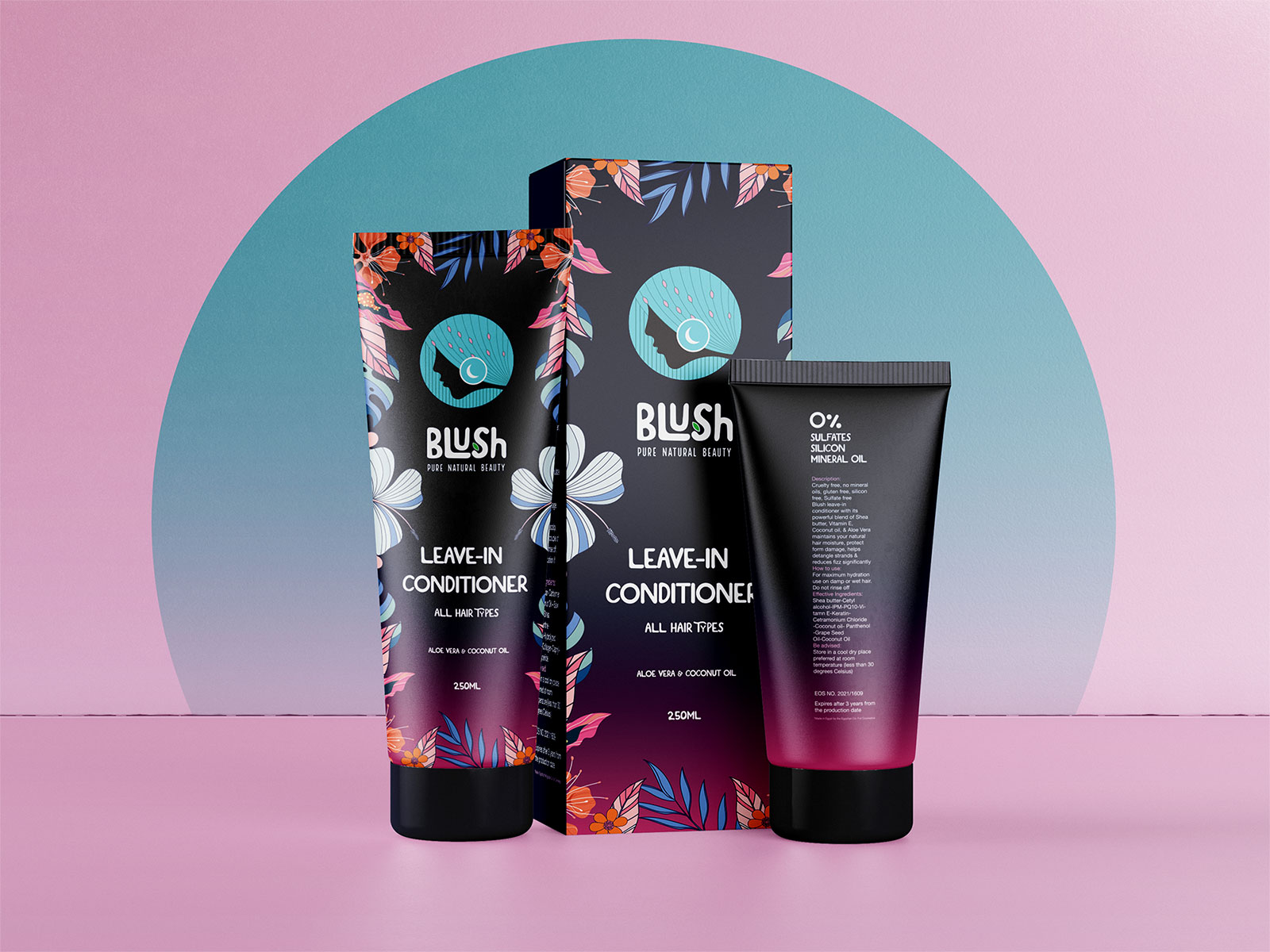 ​Blush纯天然美容护肤品牌包装设计这样做(图2)