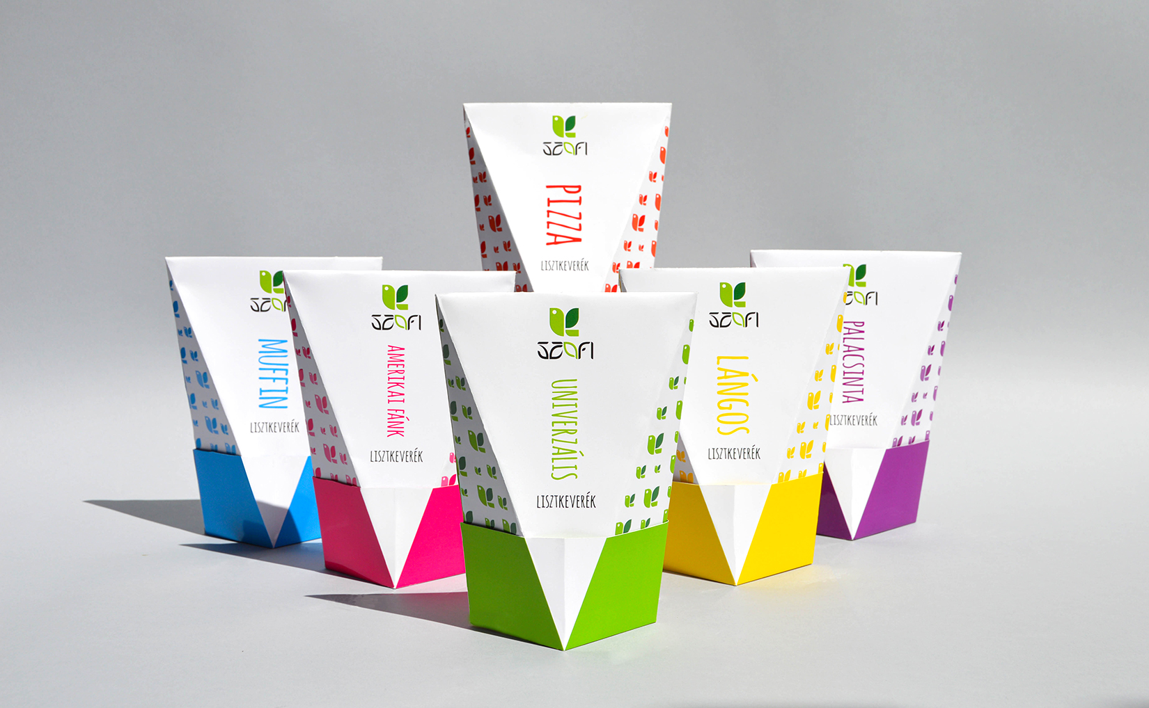 现代又环保的SZAFI面粉包装这样设计(图1)