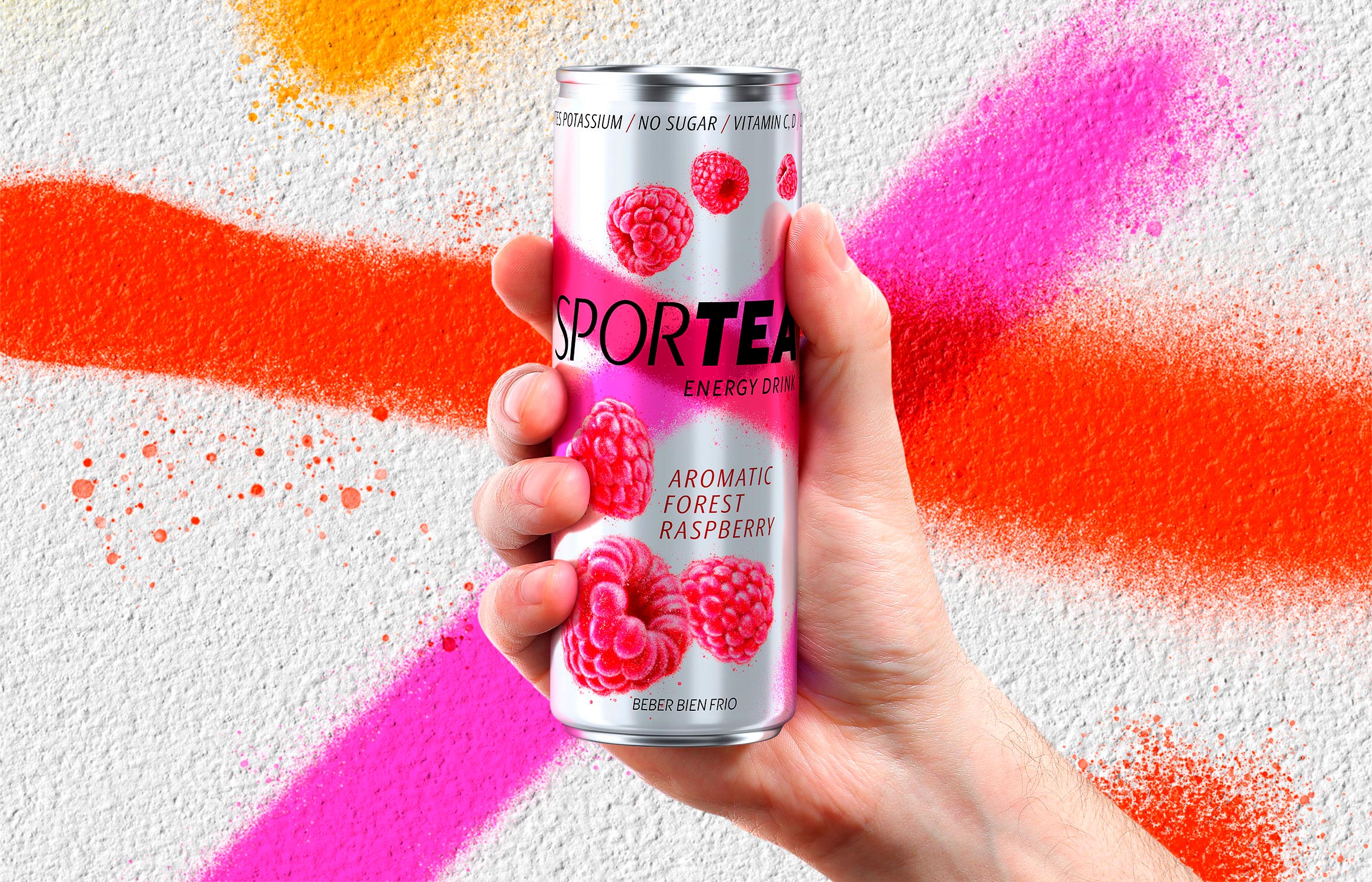 现代而明亮的运动能量饮料包装设计(图2)