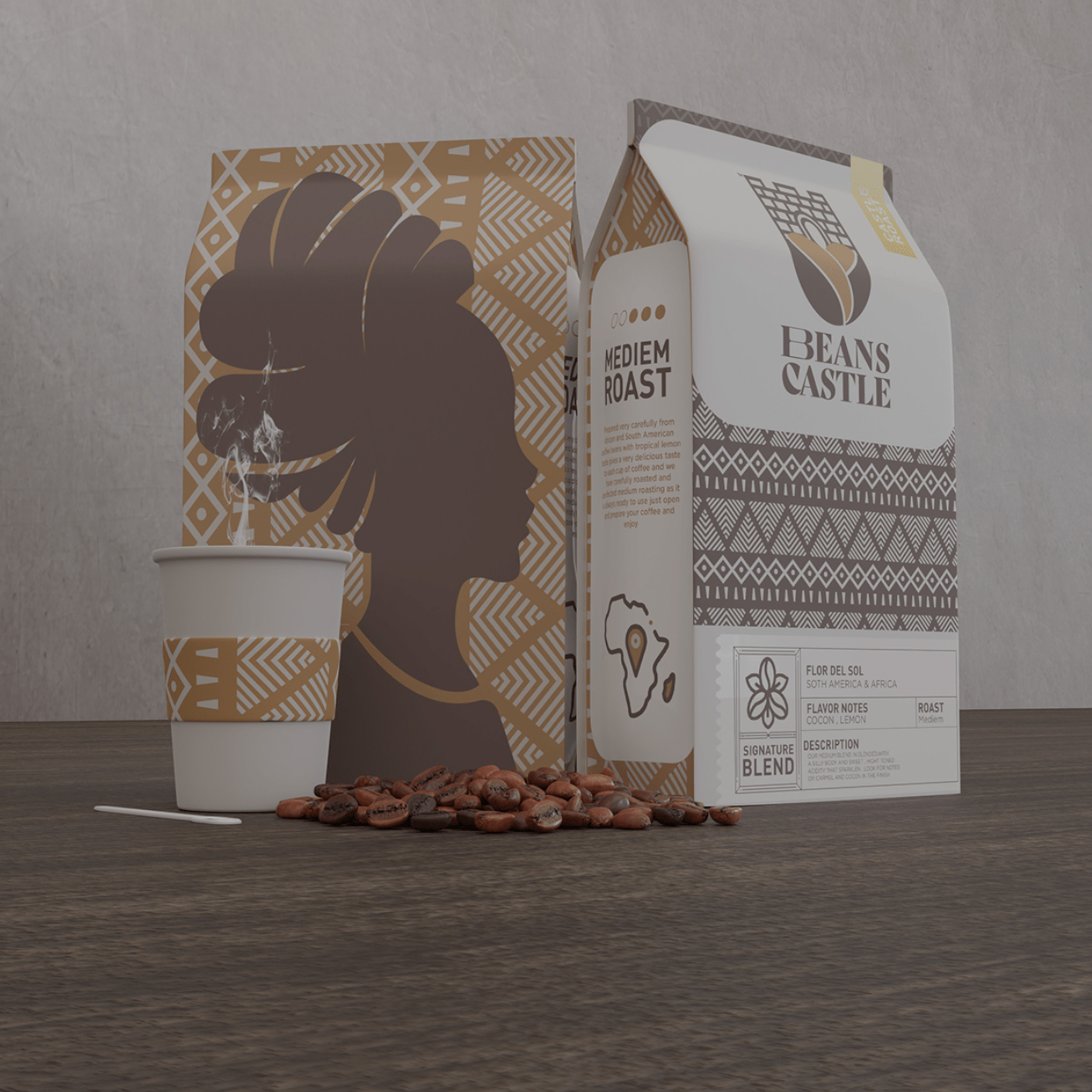 袋装咖啡创意包装设计参考(图5)