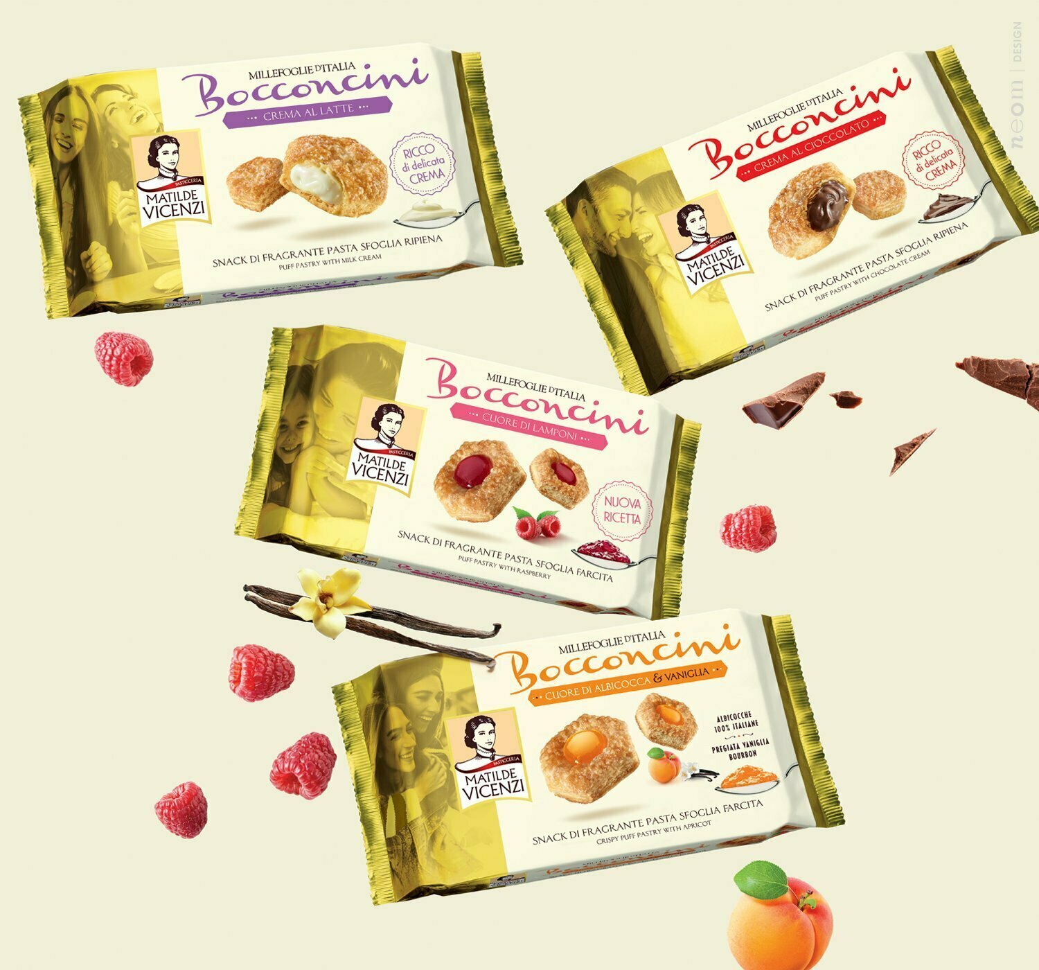 Bocconcini品牌糕点食品包装设计(图1)