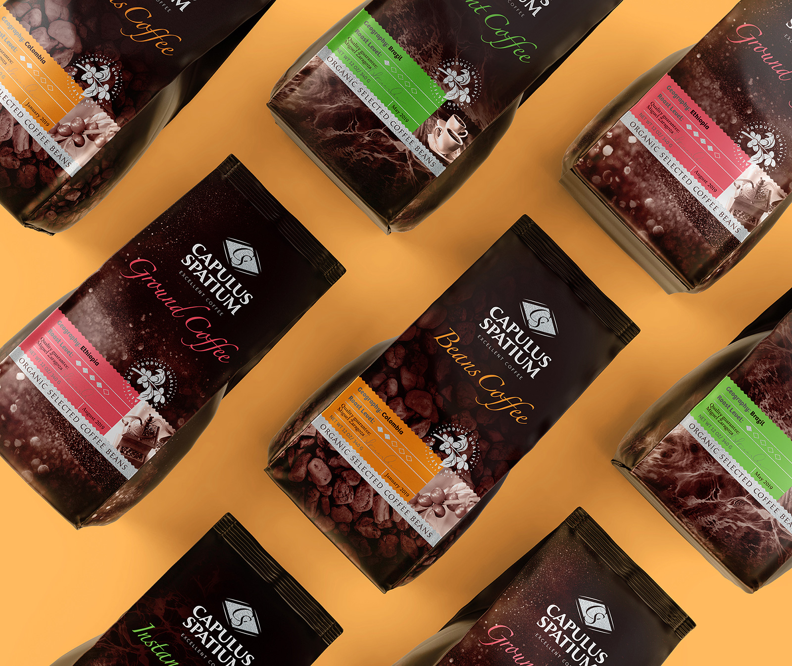 三款袋装咖啡创意包装设计欣赏(图2)