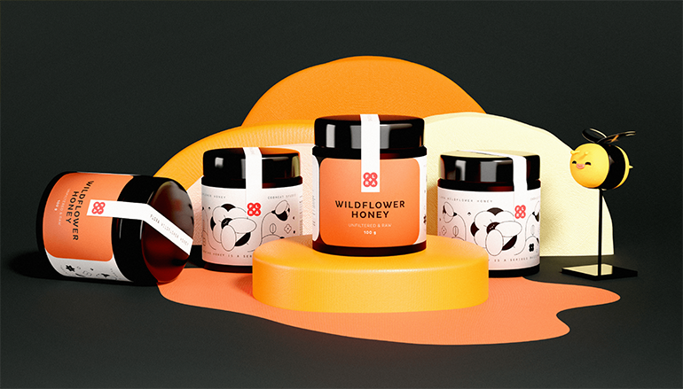 蜂蜜创意包装设计作品欣赏(图3)