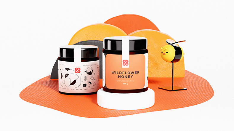 蜂蜜创意包装设计作品欣赏(图4)