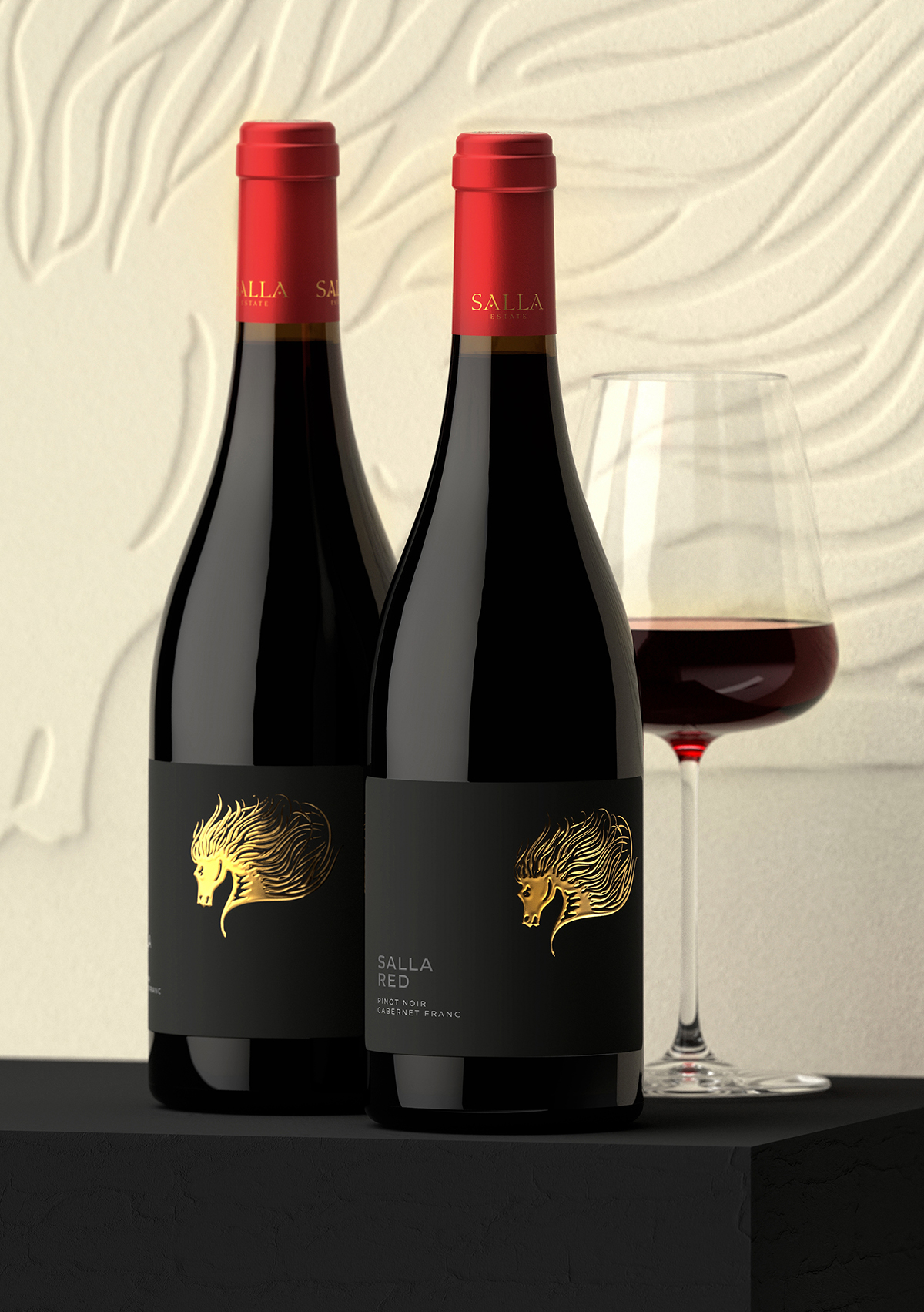 优质葡萄酒现代化酒标设计欣赏(图1)