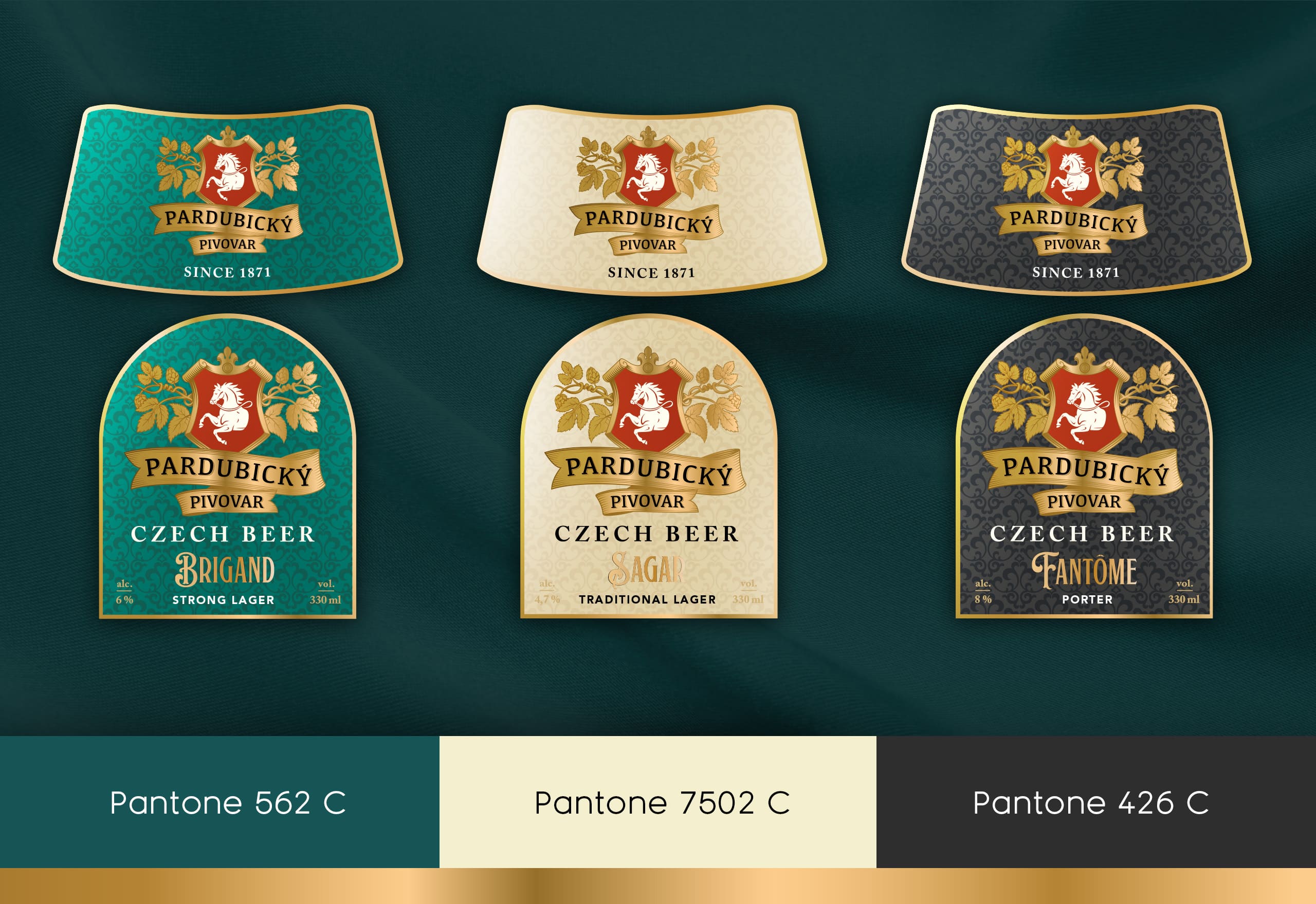 捷克啤酒包装这样设计优雅而高贵(图3) 捷克啤酒包装这样设计优雅而高贵(图3)