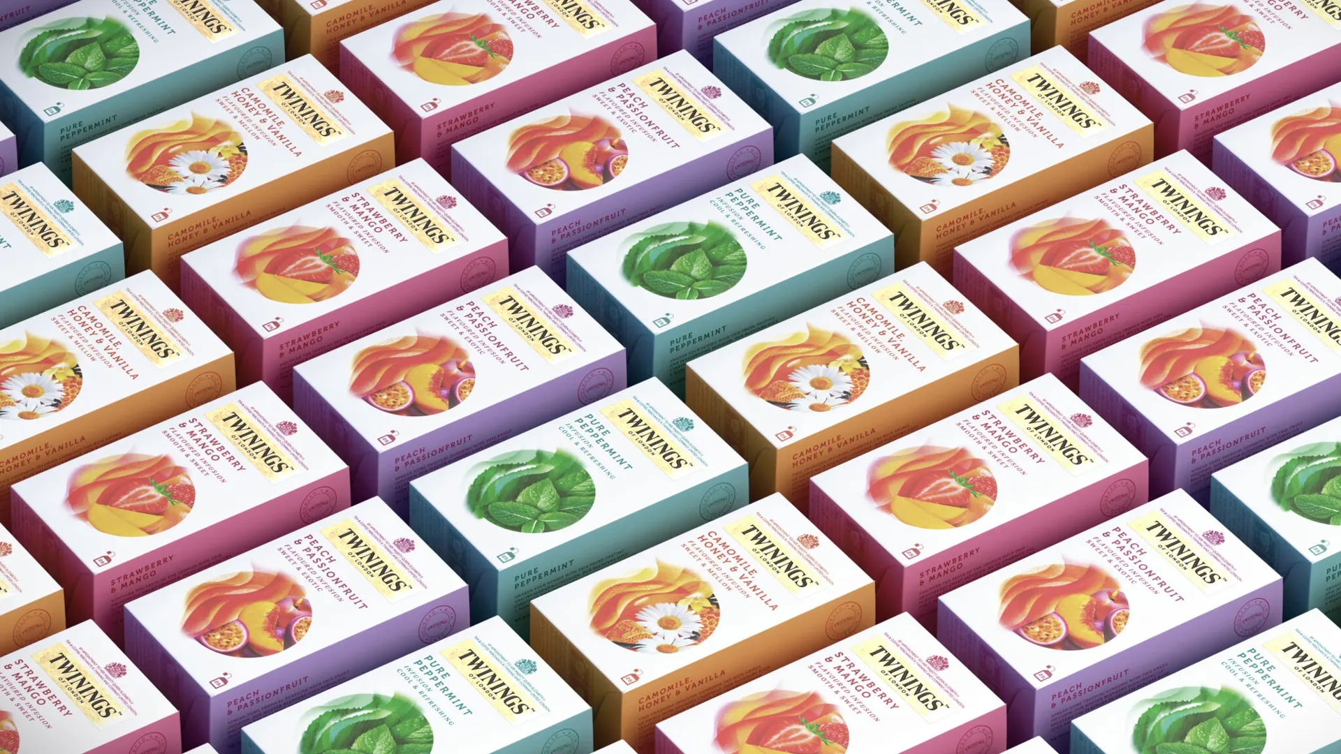 Twinings 茶包装这样设计视觉识别更加现代(图1)