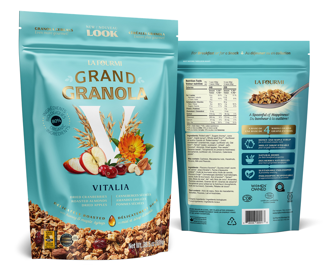 Grand Granola 麦片系列产品包装设计(图3)