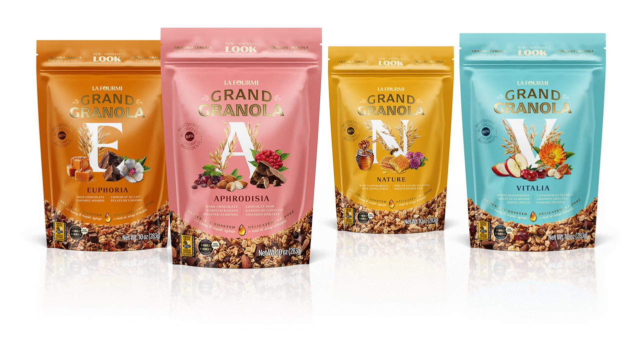 Grand Granola 麦片系列产品包装设计(图1)