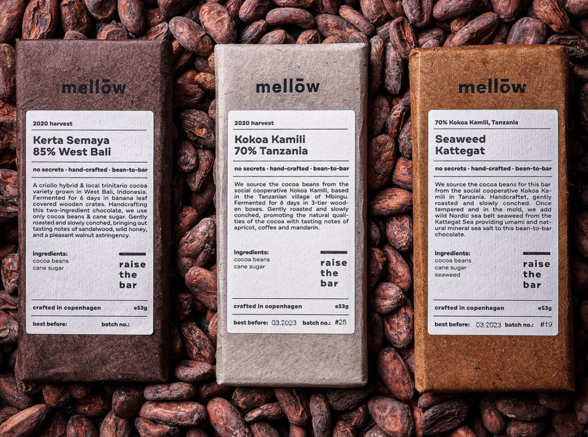 优质极简的手工巧克力包装设计参考(图1)