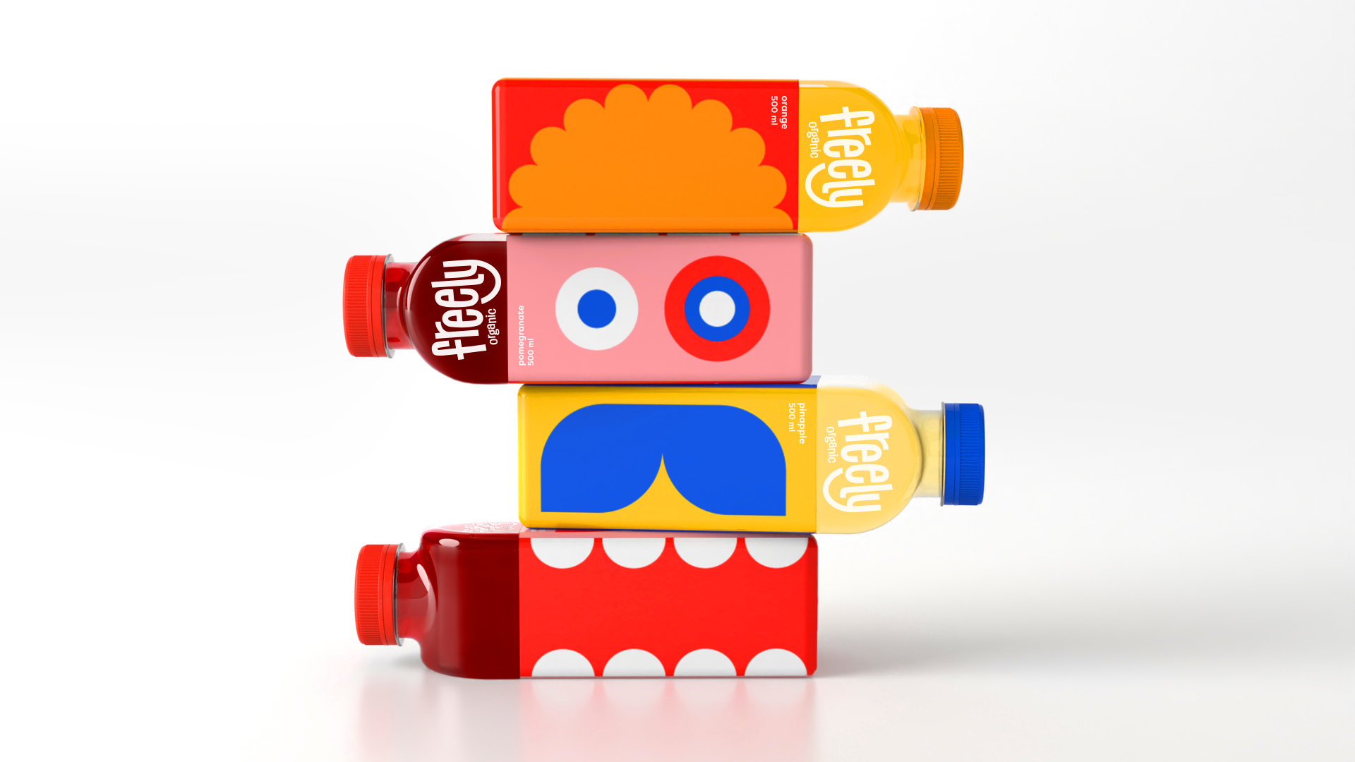 积木为灵感的健康果汁饮料包装设计这样做(图2)