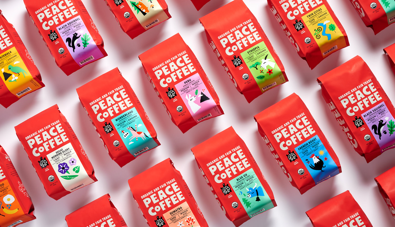 可爱有趣的咖啡豆包装这样设计(图3)