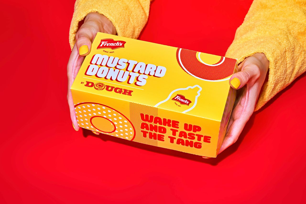 芥末甜甜圈休闲食品包装这样设计(图4)