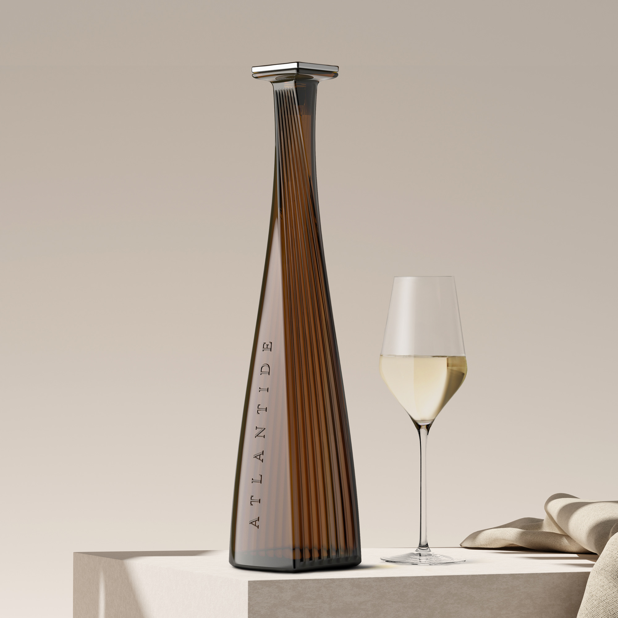 独特瓶型的葡萄酒包装设计(图1)