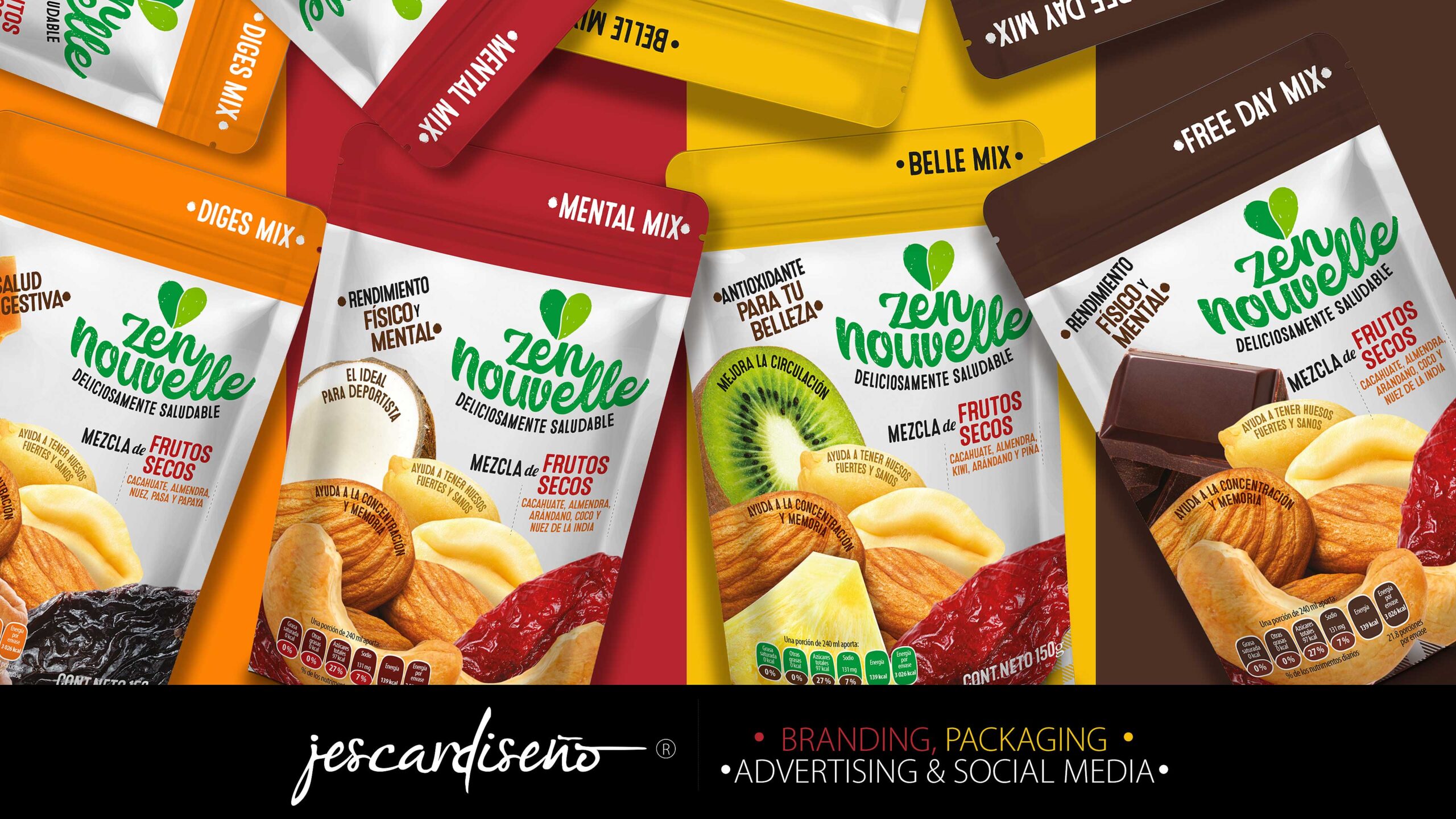 水果混合物零食袋包装这样设计很有吸引力(图3)