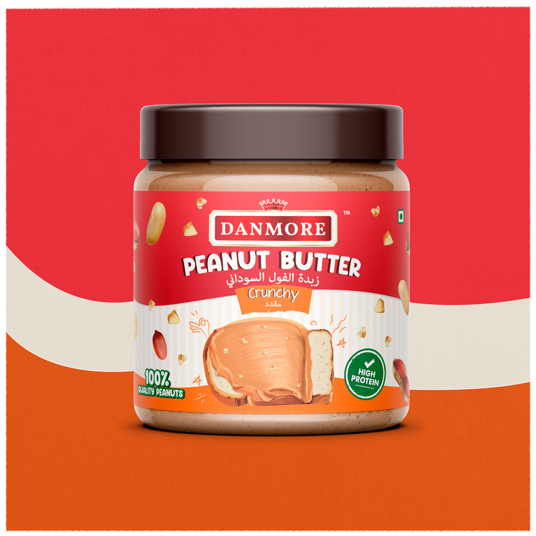 简洁的瓶装花生酱包装这样设计(图2)