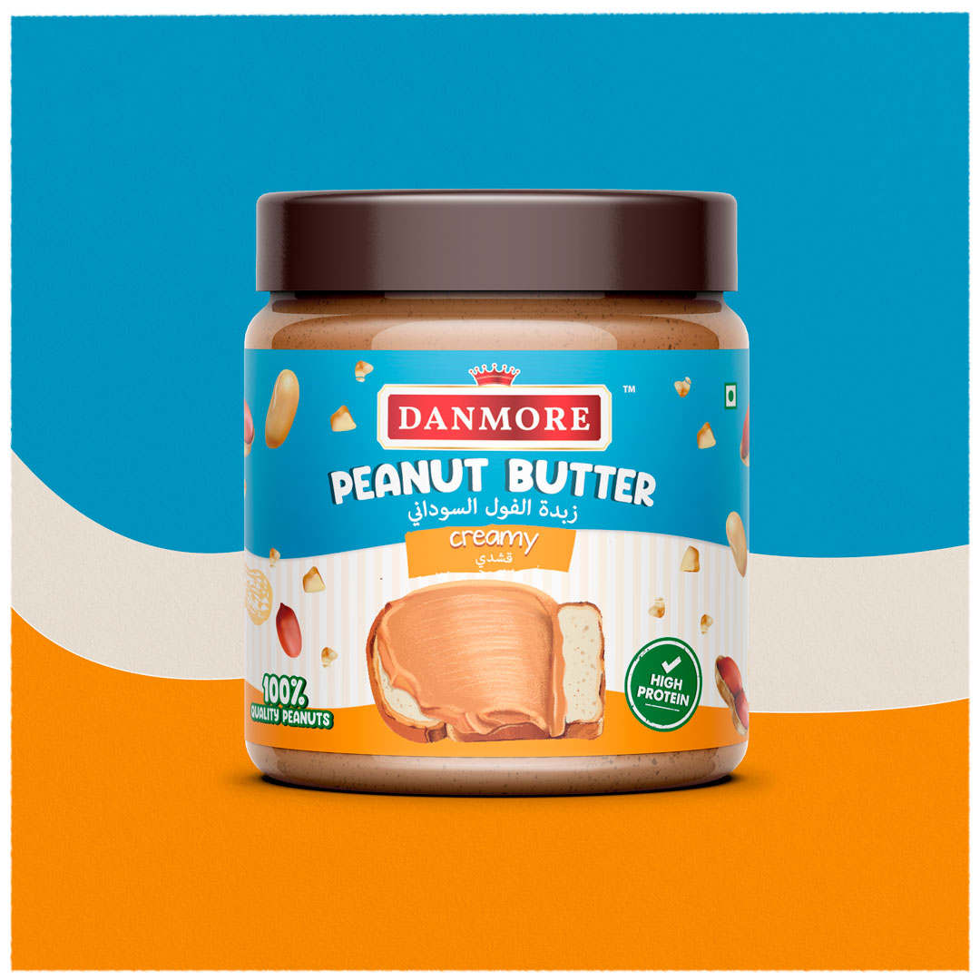 简洁的瓶装花生酱包装这样设计(图5)