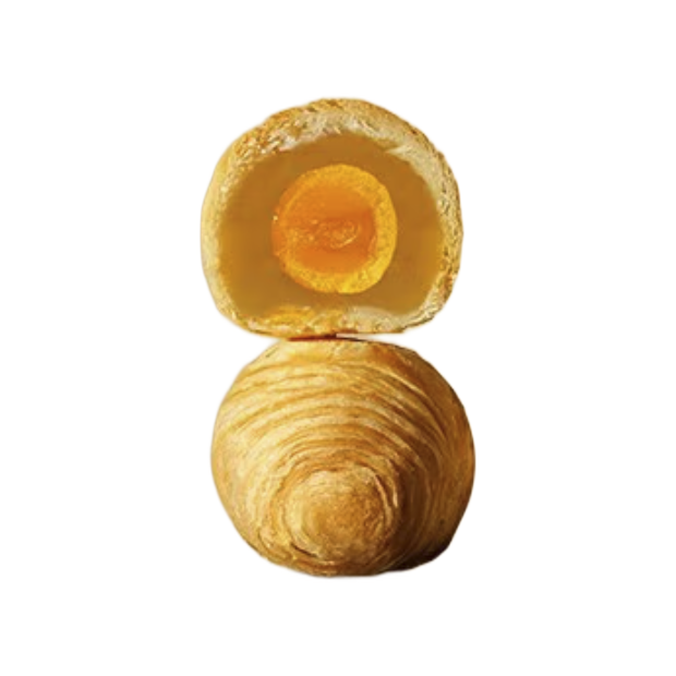 南台月 混装酥皮潮式月饼 8饼2味 560g包装礼盒产品包装创意设计欣赏(图2)