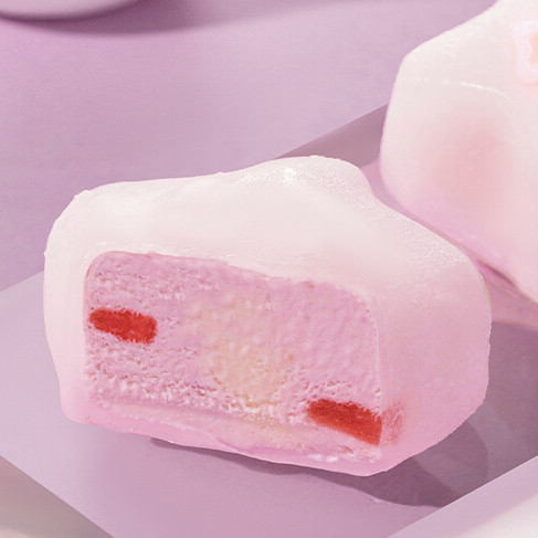 Ganso 元祖食品 冰淇淋雪月饼 18饼9味 1.14kg 礼盒装包装礼盒产品包装创意设计欣赏(图3)