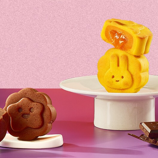 Ganso 元祖食品 脱兔戏月 台式月饼 12饼2味 420g 礼盒装包装礼盒产品包装创意设计欣赏(图5)