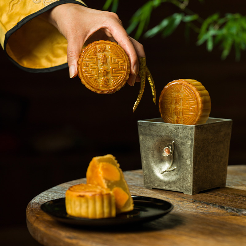 北京稻香村 团圆中秋京式月饼 9饼9味 640g 礼盒装包装礼盒产品包装创意设计欣赏(图5)