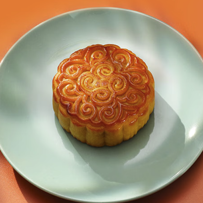 WU FANG ZHAI 五芳斋 五芳欢月 广式月饼 8饼8味 550g包装礼盒产品包装创意设计欣赏(图5)