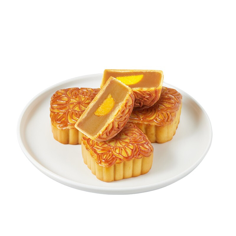 利口福 轻盈悦礼广式月饼礼盒 6饼2味 540g包装礼盒产品包装创意设计欣赏(图4)