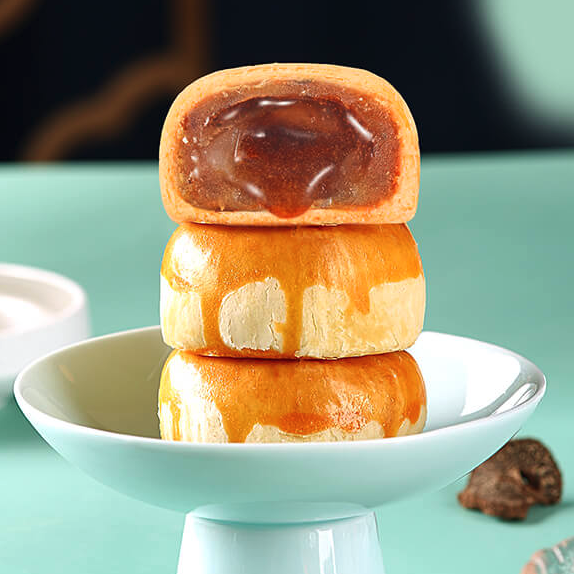 鲜品屋 鲜品金秋 广式月饼 10饼8味 630g*2盒 礼盒装包装礼盒产品包装创意设计欣赏(图2)