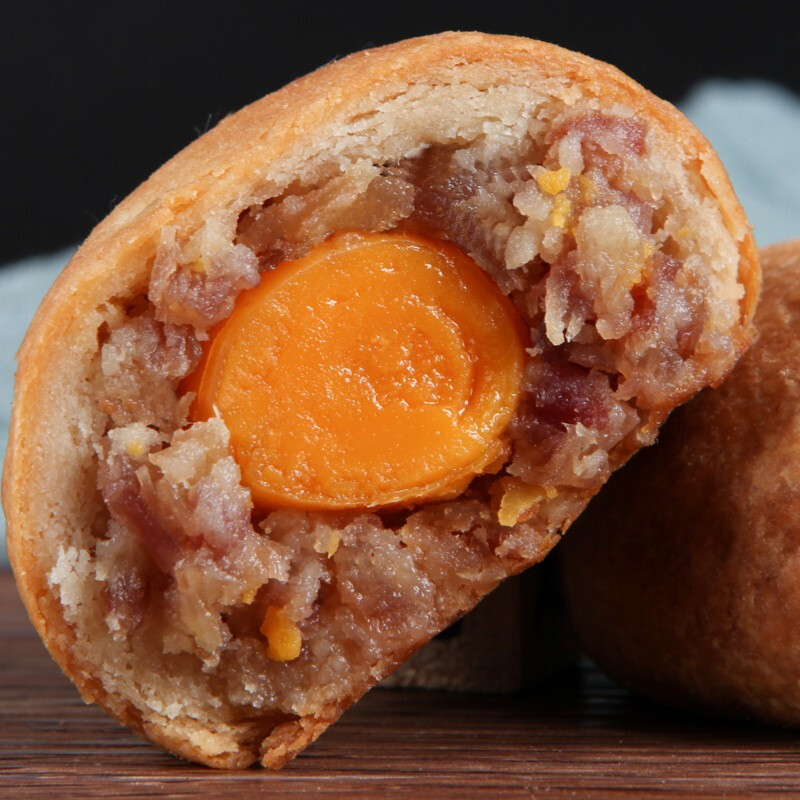 吉慶祥 云腿蛋黄滇式月饼 50g*20袋包装礼盒产品包装创意设计欣赏(图3)