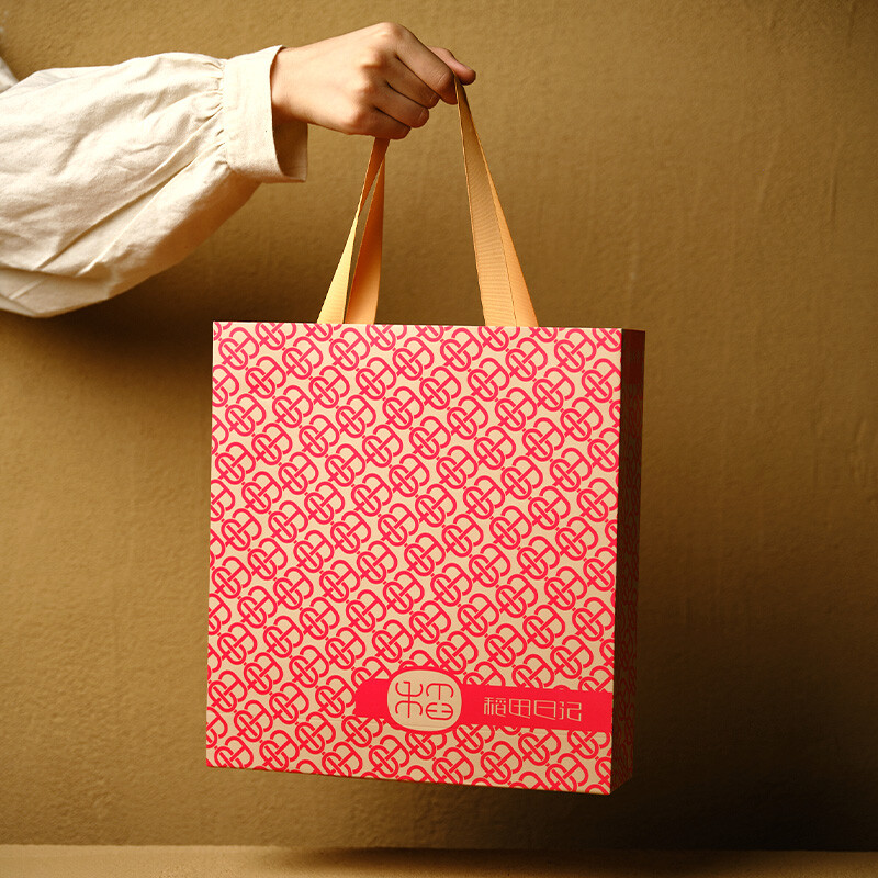 DXC 稻香村 稻田日记 京式月饼 9饼4味 522g 礼盒装包装礼盒产品包装创意设计欣赏(图4)