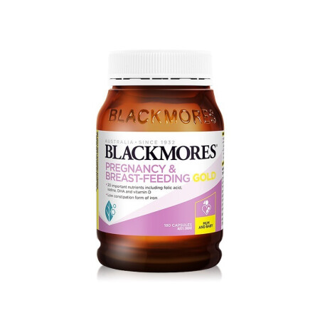 BLACKMORES 澳佳宝 黄金营养素 180粒保健产品包装创意设计欣赏(图1)