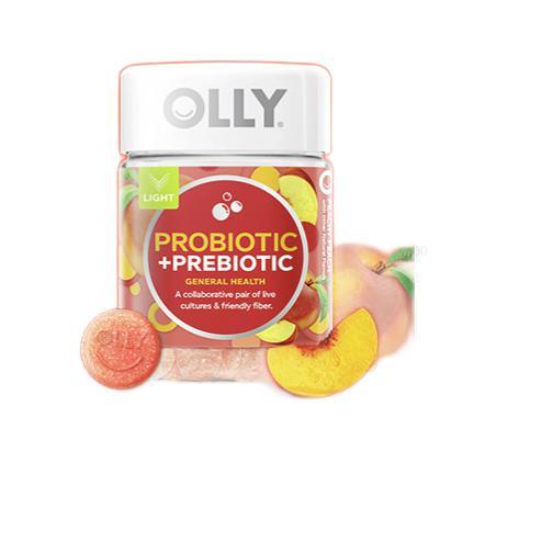 OLLY 益生菌软糖 桃子味 50粒装保健产品包装创意设计欣赏(图3)