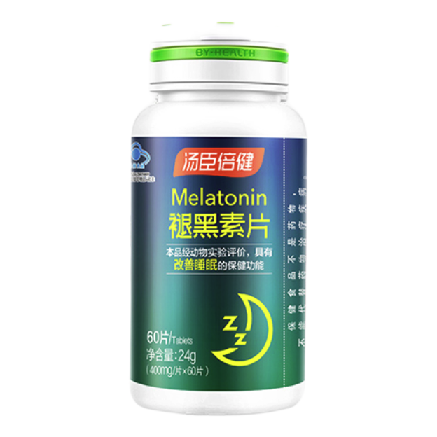 BY-HEALTH 汤臣倍健 褪黑素片 24g保健产品包装创意设计欣赏(图1)