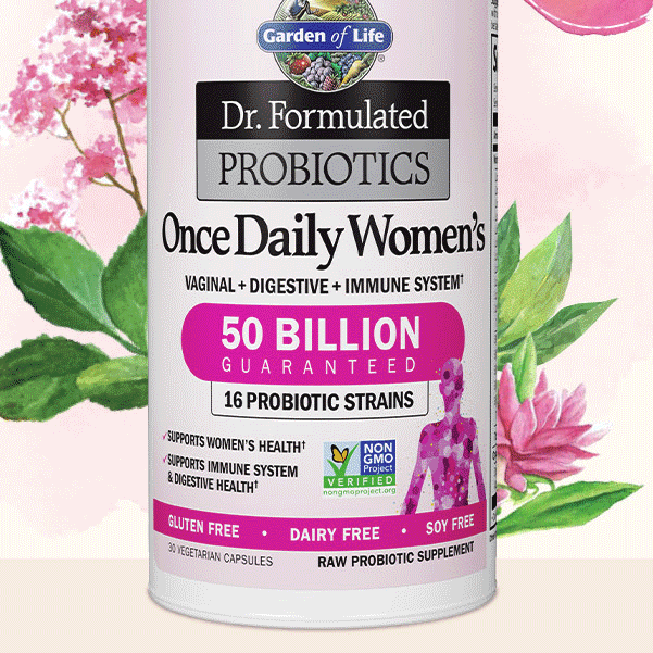 Garden of Life 生命花园 博士配方每日女性益生菌 30粒保健产品包装创意设计欣赏(图4)