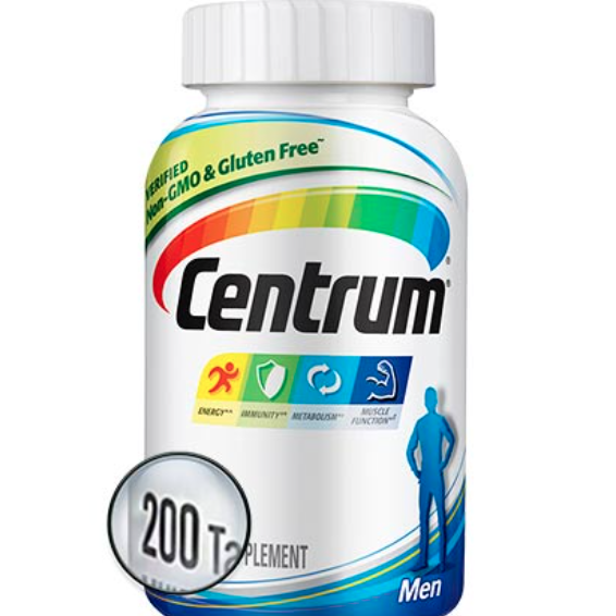 Centrum 善存 男士复合维生素 200粒保健产品包装创意设计欣赏(图4)