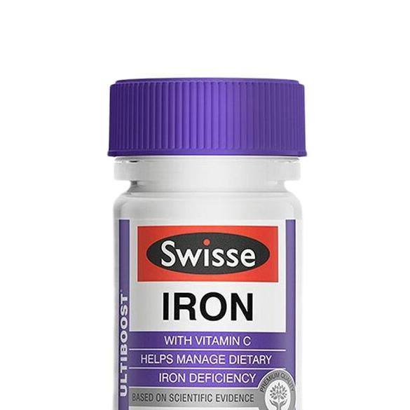 Swisse 斯维诗 Ultiboost 补铁片 30粒保健产品包装创意设计欣赏(图2)