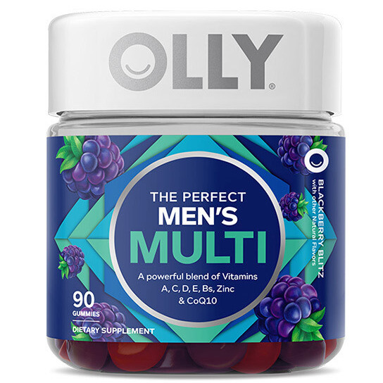 OLLY 男士复合维生素Q10 90粒保健产品包装创意设计欣赏(图1)