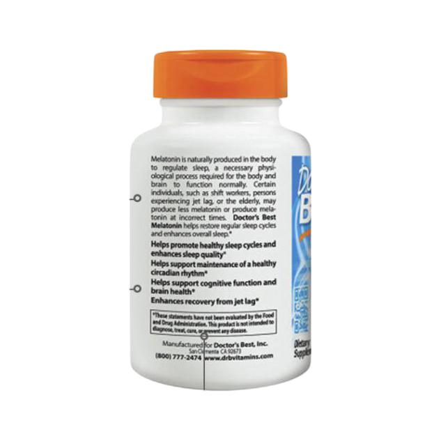 Doctors Best 多特倍斯 褪黑素咀嚼片 120片保健产品包装创意设计欣赏(图5)