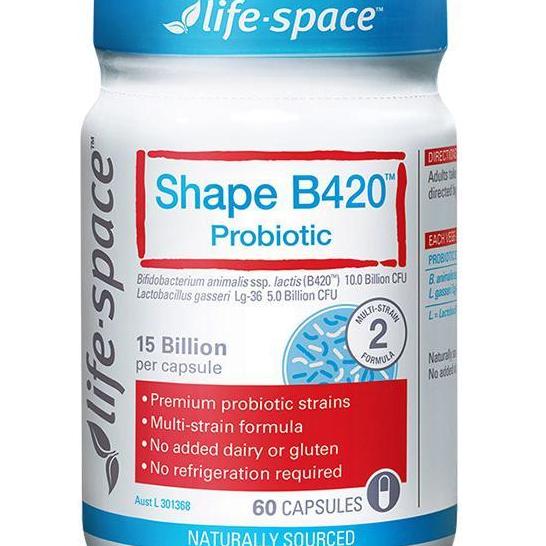 life space B420益生菌 60粒保健产品包装创意设计欣赏(图2)