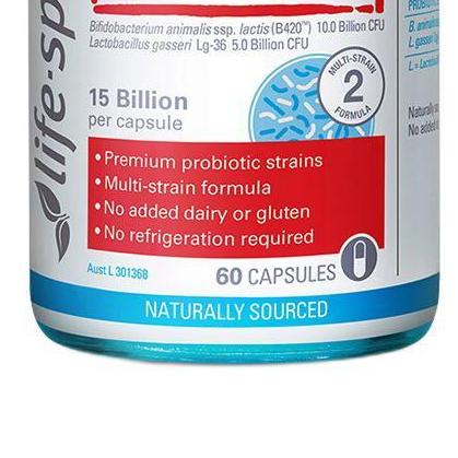 life space B420益生菌 60粒保健产品包装创意设计欣赏(图4)